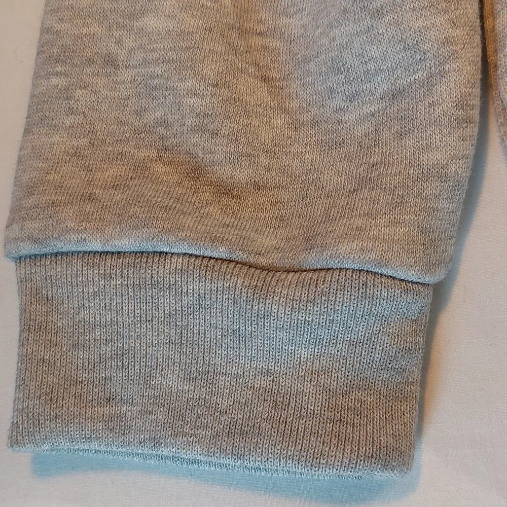 Adidas 2T Heather Gray Sweatshirt 3 Stripes Logo NEW